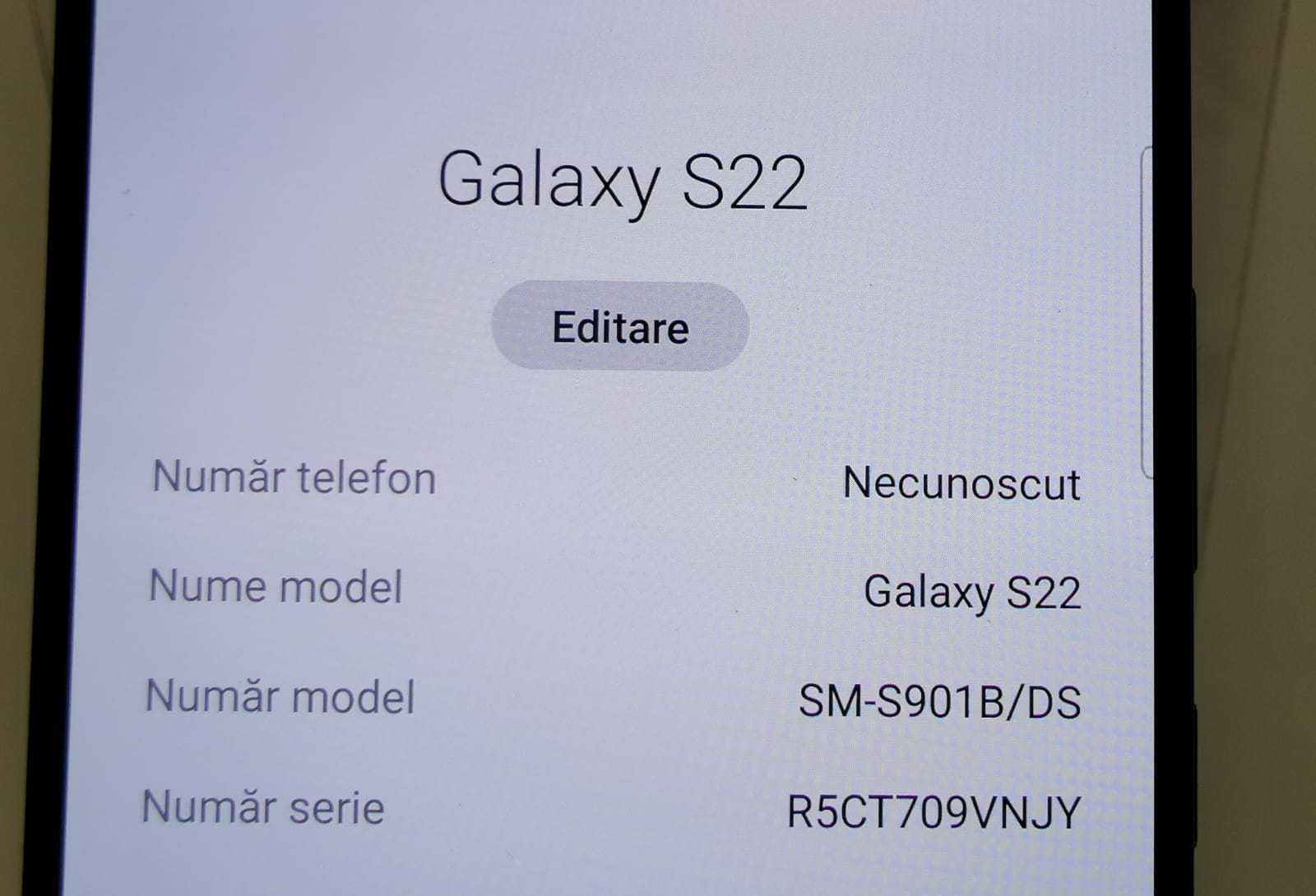 (AG 35)Telefon Samsung Galaxy S22 b.27100 - 1650 Lei