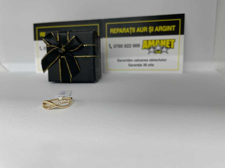 inel aur 14k (m1) stramanet