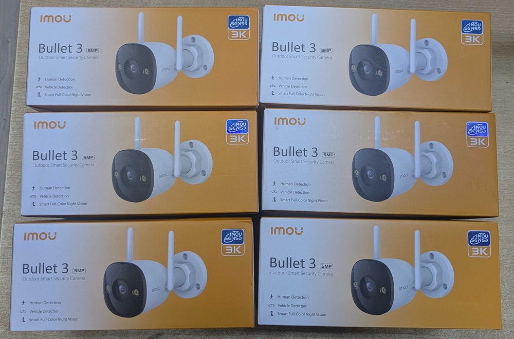 WiFi  IP камера за видеонаблюдение Imou Bullet 2C 5MP + Гаранция 24м