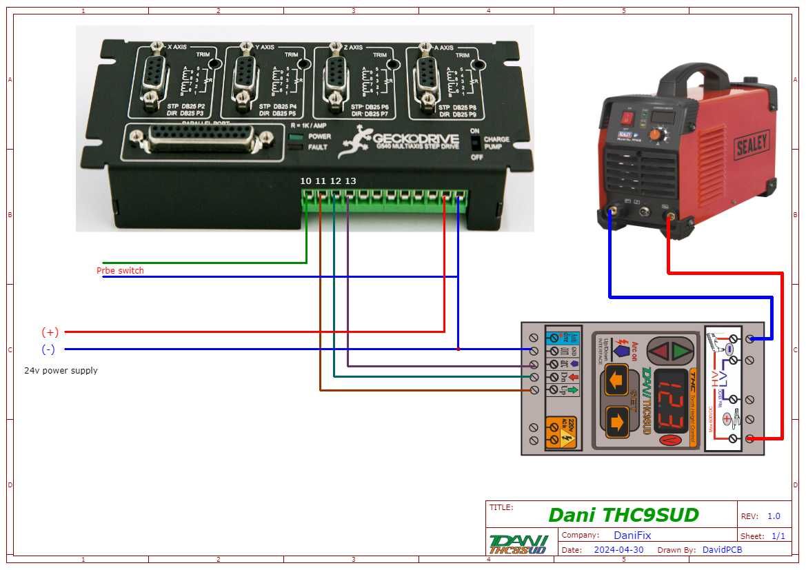 Височинен регулатор за Плазма  THC Plasma CNC Регулатор на височината