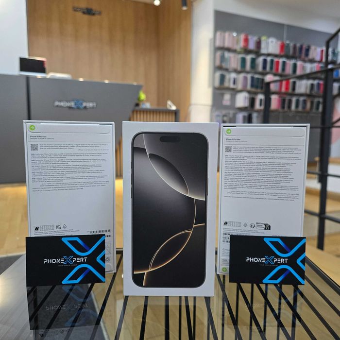 NOU iPhone 16 Pro Max 256GB Natural Titanium Garantie Factura