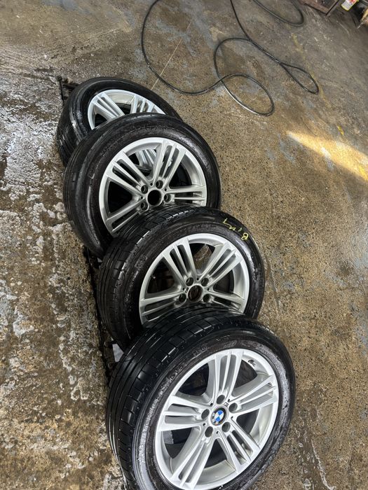 Roti jante bmw  x4 M original 18  cu anvelope 245/50/18 de vara dunlop
