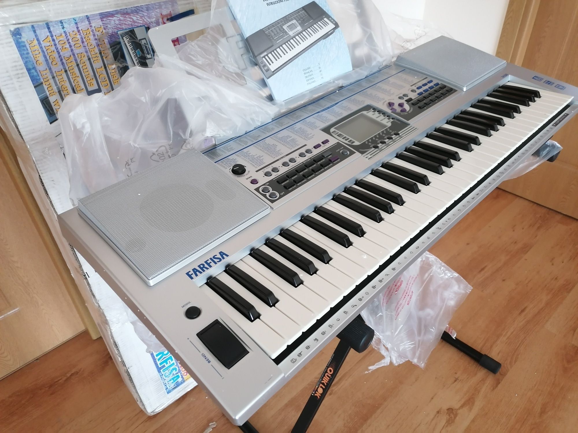 Farfisa TK-88 HDD2 Floppy Disk pian digital orga electronică
