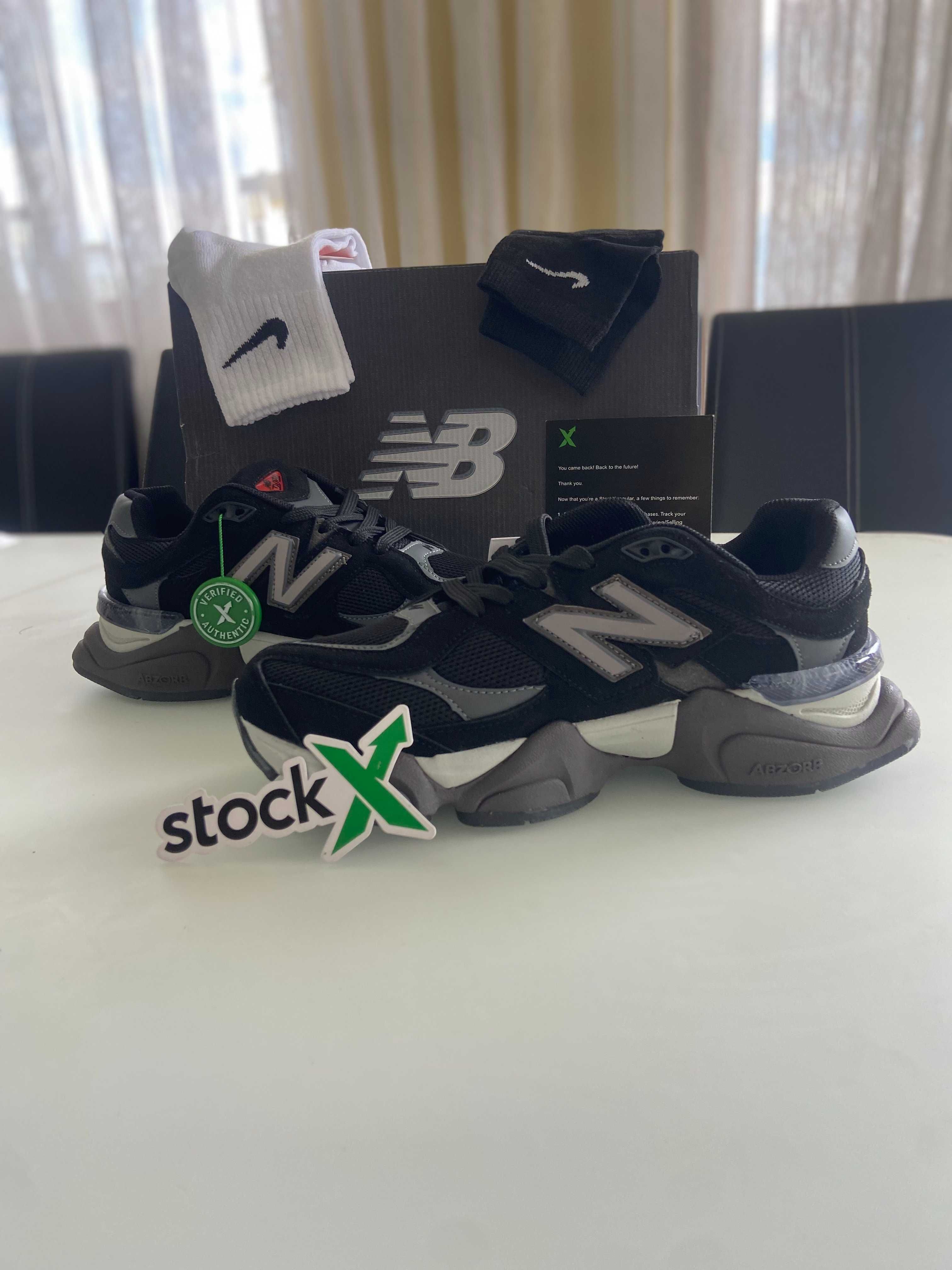 New Balance 9060 Black&Gray unisex (от/до 36-44 номер)