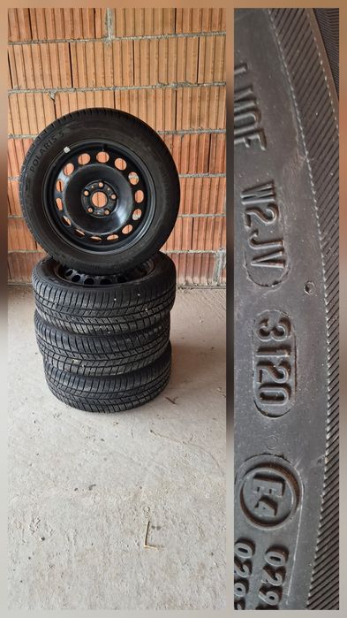 Jante cu cauciucuri iarna 15 16 17 vw audi skoda seat