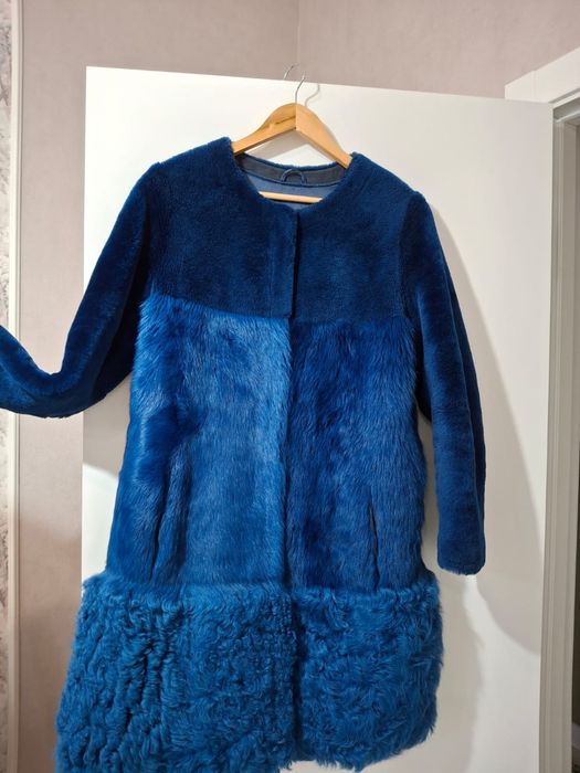 Шуба из натуральной овчины.