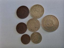 Стари монети и монети от прехода.
