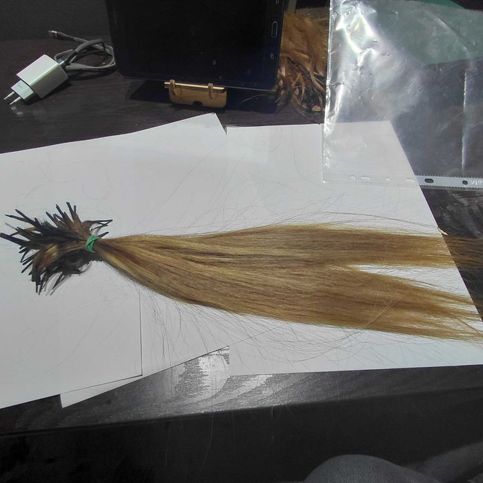 Продам натуральные волосы 40-45 см