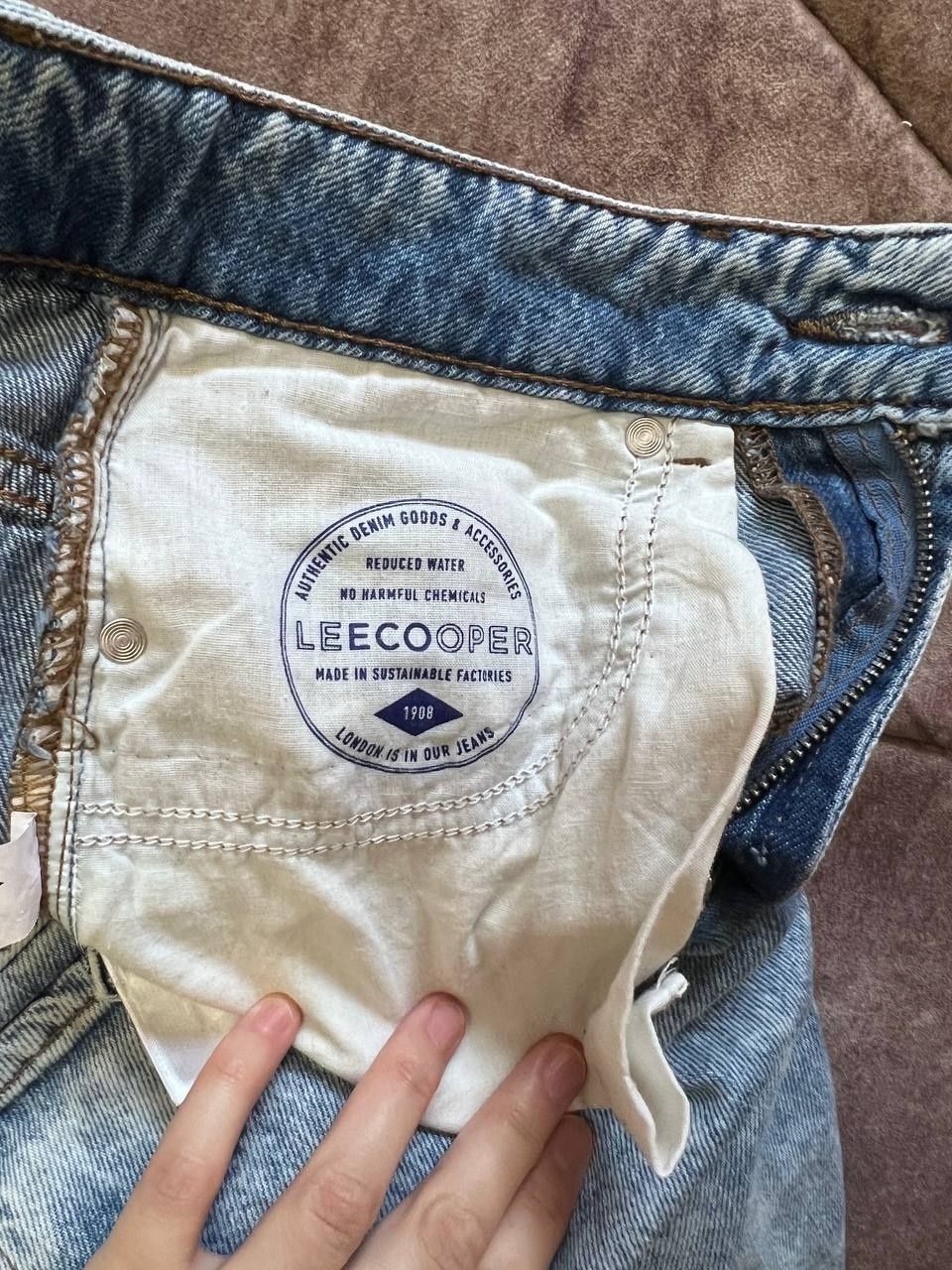 Джинсы Lee Cooper 100% хлопок.