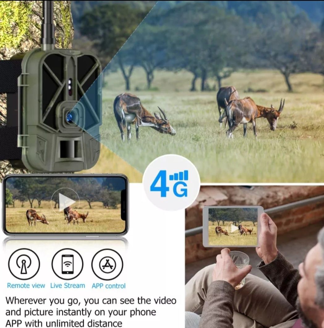 Ловна камера HC-940  Pro-li 4G с 2 комплекта литиеви батерии,Водоустой
