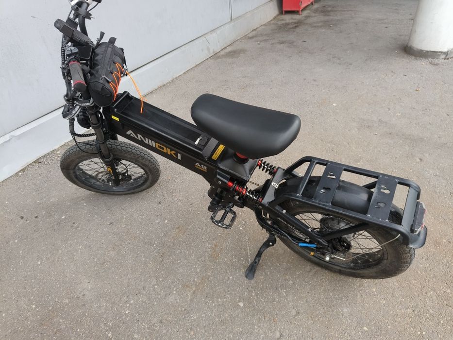 Bicicleta electrica Aniioki A8 Pro Max 52V 60Ah, ideala pentru livrări
