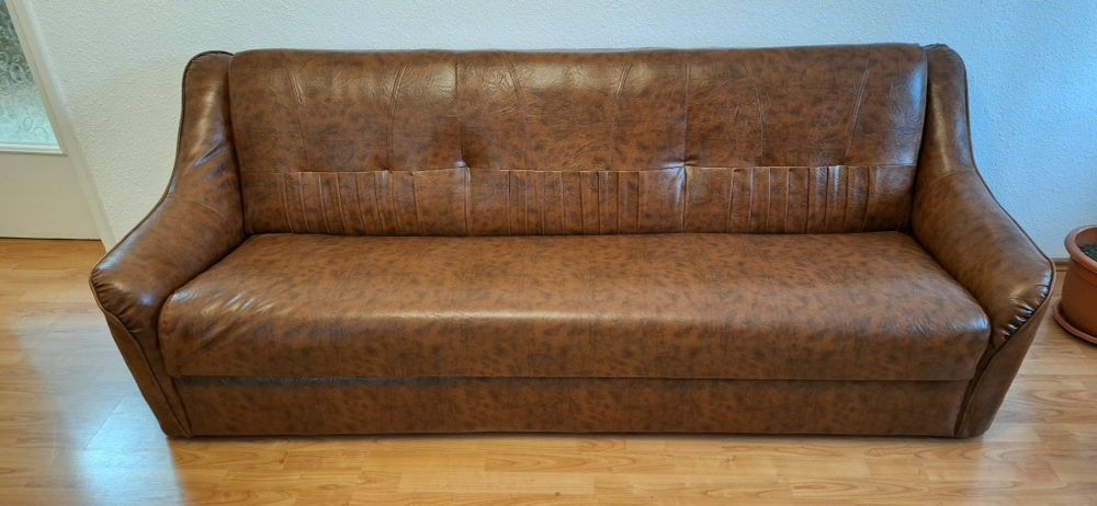 Set 2 canapele imitație piele