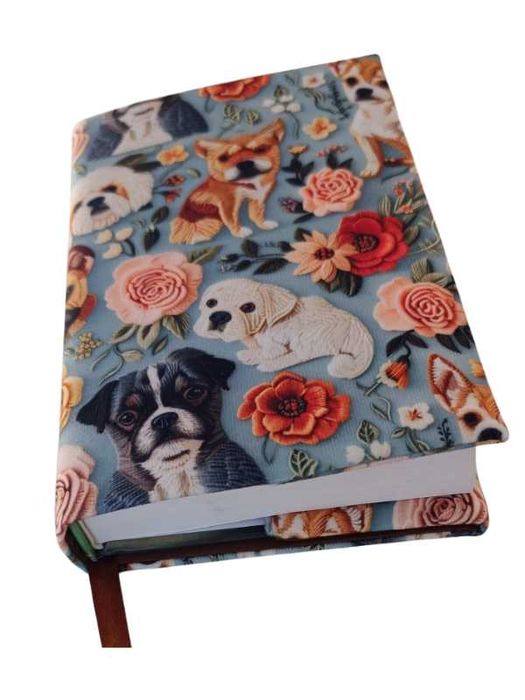 Калъф за книги с котки и кучета