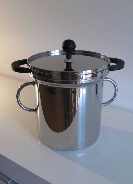 Alessi - дизайнерски  комплект (тенджера) за приготвяне на паста