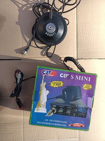 Statie auto CRT S Mini + talpa magnetica antenă