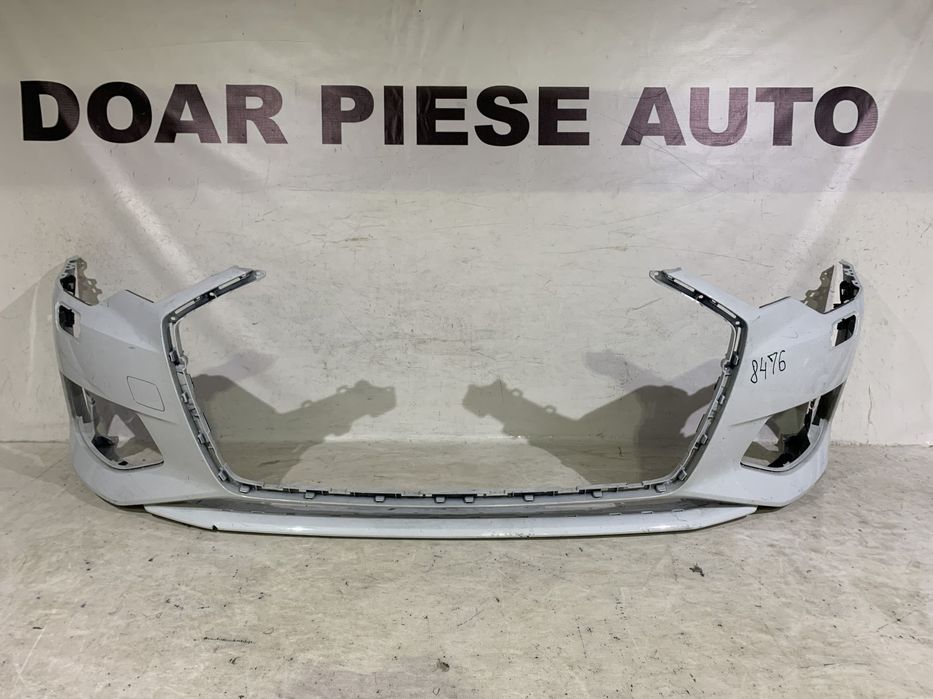 Bara fata Audi A6, C8, 2018, 2019, 2020, 2021, 2022, 2023, cod origine OE 4K0807437, cu gauri pentru spalatori faruri si senzori de parcare (6).