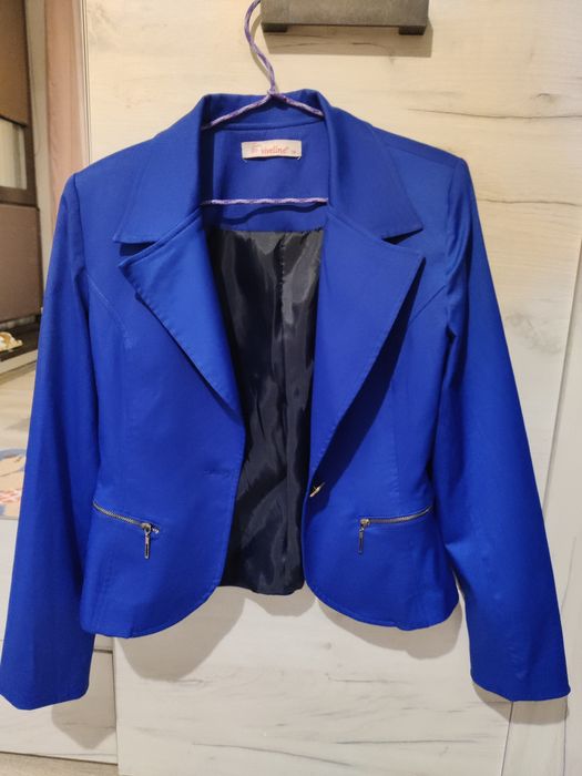 Sacou elegant albastru