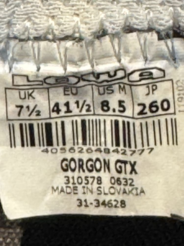 Туристически обувки LOWA GORGON Gore-Tex.Номер 41.5