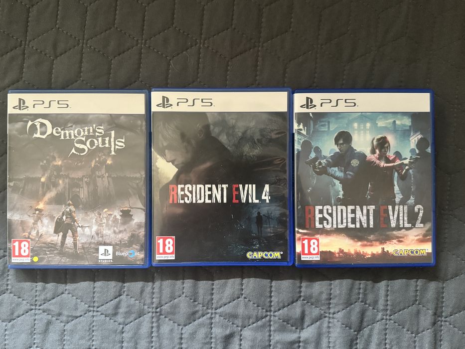 Demon's Souls Resident Evil 4 и Resident Evil 2 PS5 playstation
