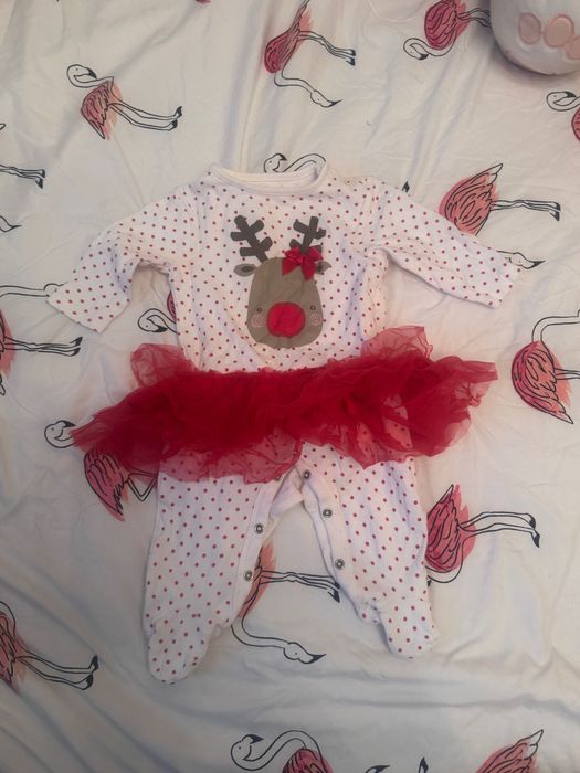 Коледни дрешки 6-9мес