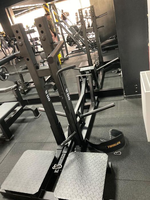 Standing hip thrust profesional aparat fitness pt muschii fesieri