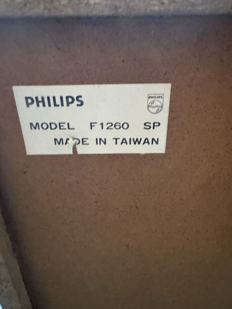 Deck Pickup Radio Philips F1260