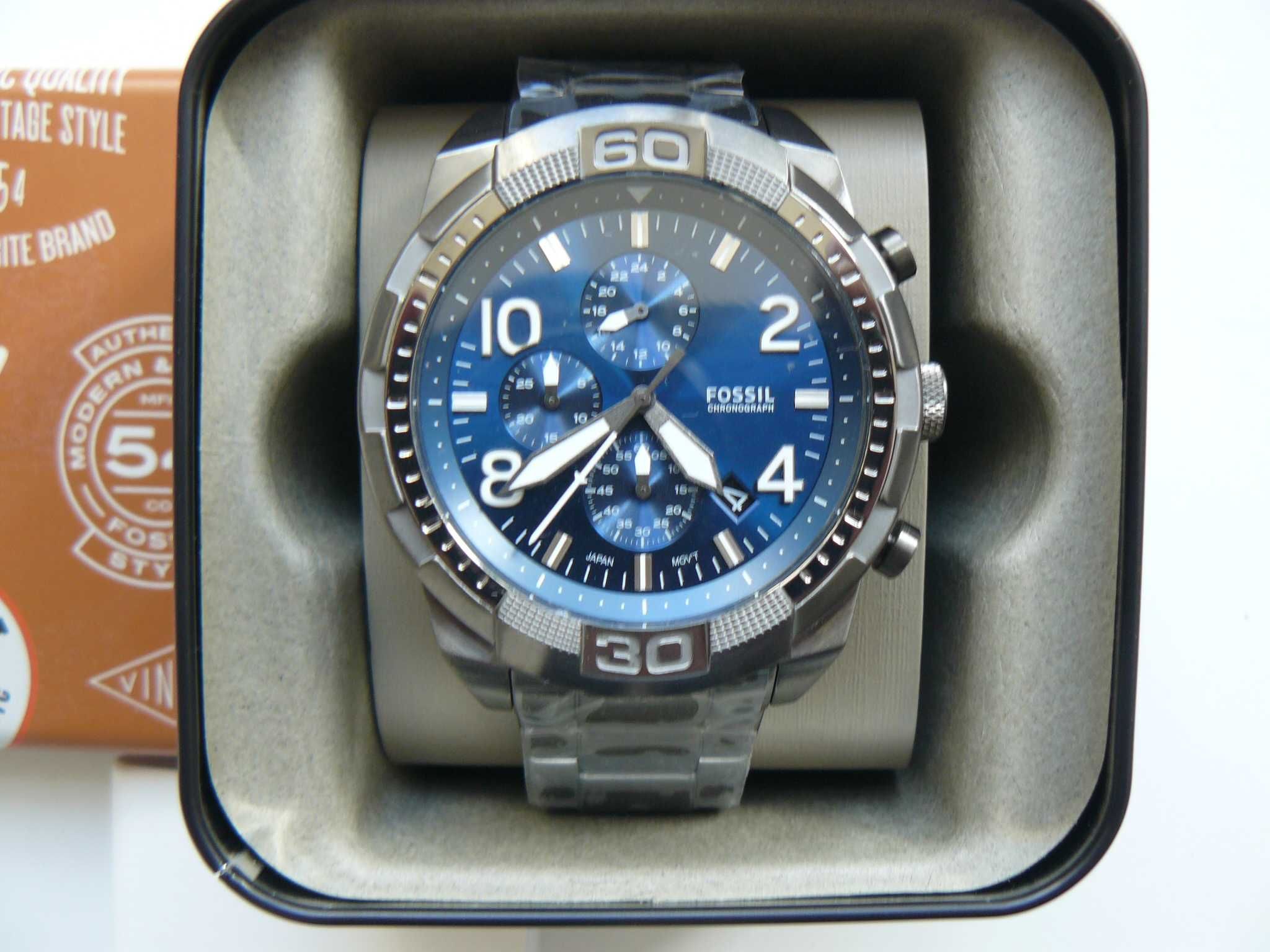 Ceas Barbati FOSSIL BRONSON FS5711 CHRONOGRAPH Quartz Nou In Cutie