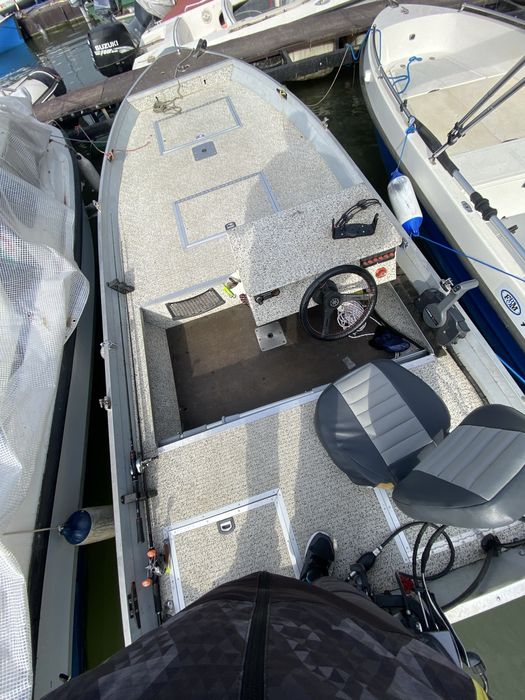 Barca aluminiu Motocraft xl430 + motor + peridoc