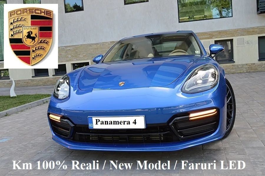Porsche Panamera KM 100% Reali / Fara Daune / Rate 6-12 Luni doar cu Buletinul