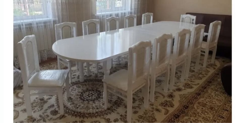 Продам стол 5 м  со стульями 22 шт
