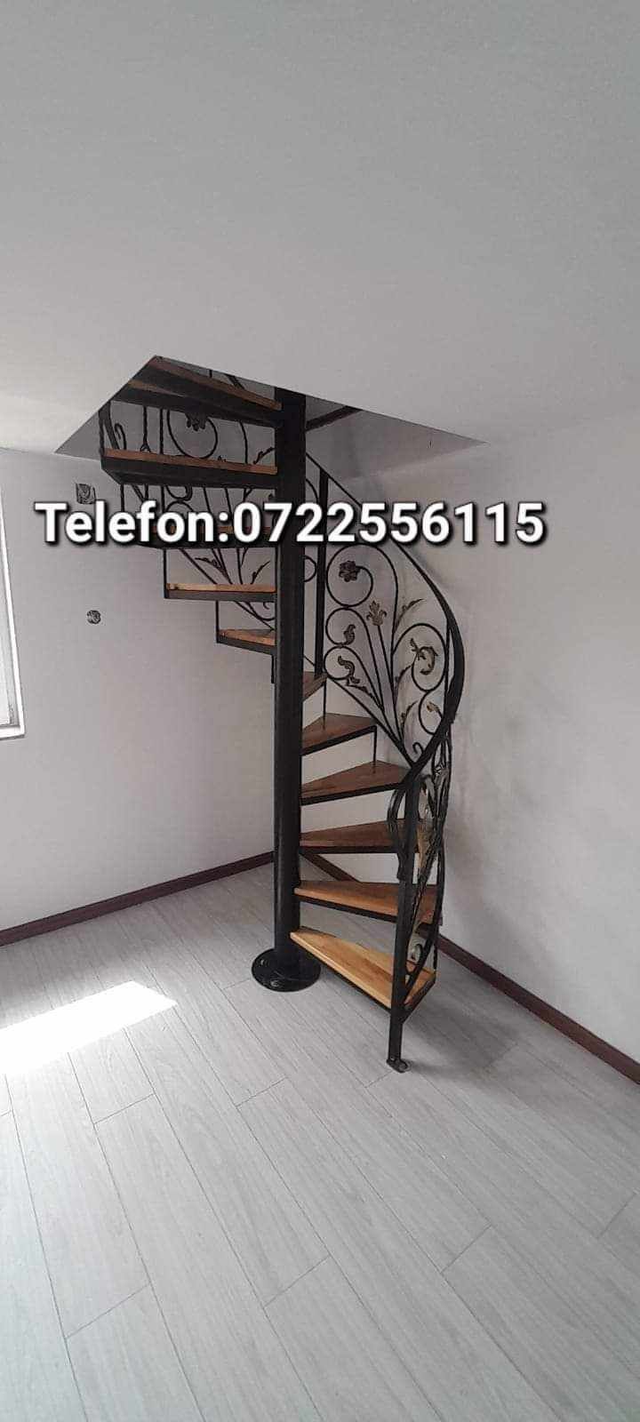 Realizăm la comandă: Scări Spirală