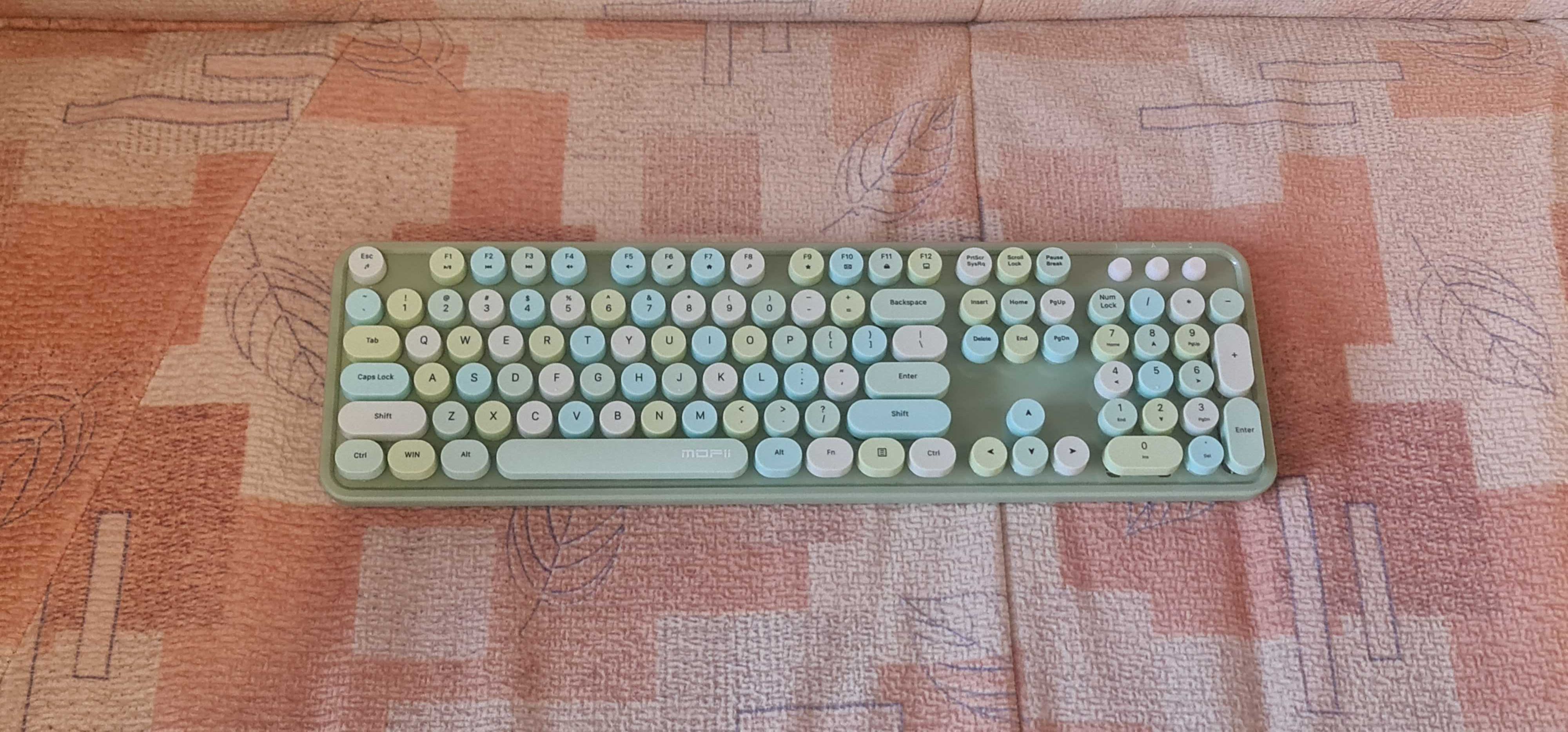 tastatura keyboard wireless MOFII Sweet, 104 taste VERDE , GREEN