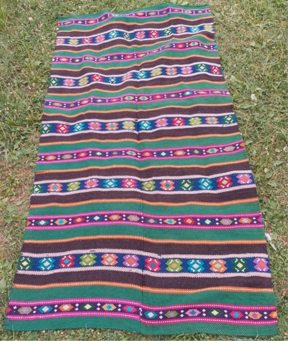 Cuvertura cergă covertura traditionala romaneasca din lana 270/ 145 cm