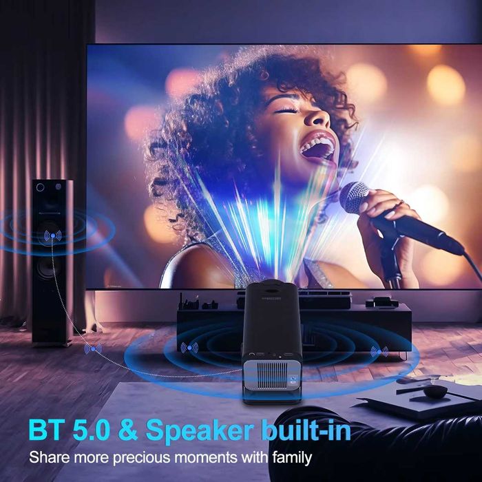 Proiector portabil SMART HY320MiNi 720p Allwinner H713 WiFi