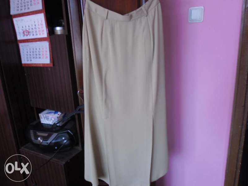 изгодно!лот блейзер и дълга пола в пясъчно бежово