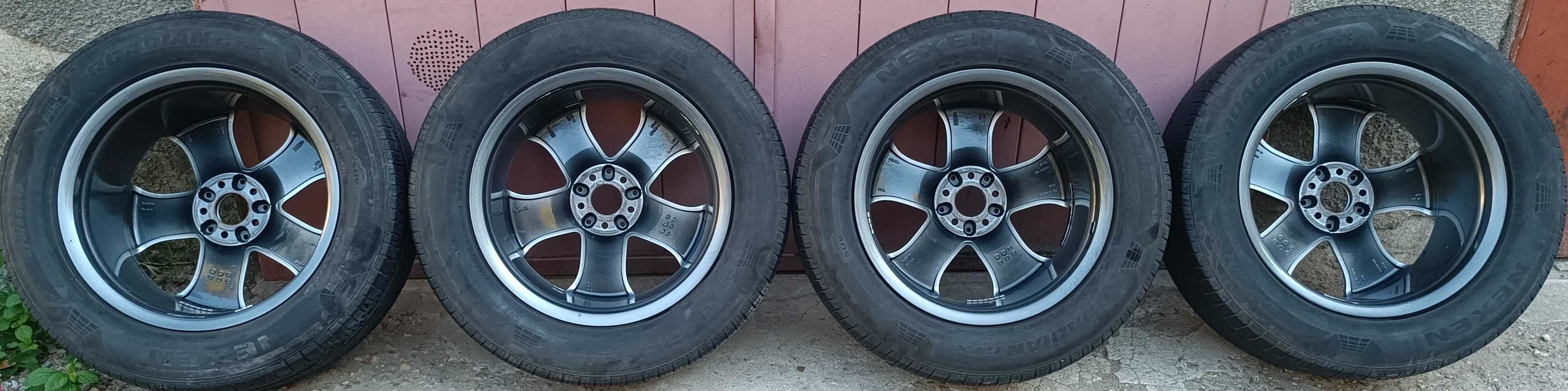 ПРОДАВАМ 4бр. гуми, джанти и датчици за Mercedes GL X164
