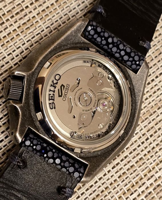 Seiko Automatic Unic – Curea Exotică Pisică de Mare–Super Preț!Impecab