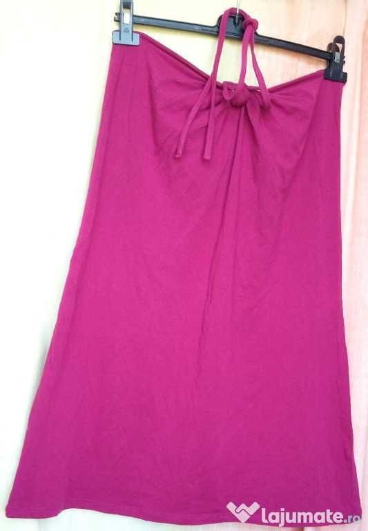 Rochie plaja Magenta bumbac elastic Rochie Sarafan retro asistenta med