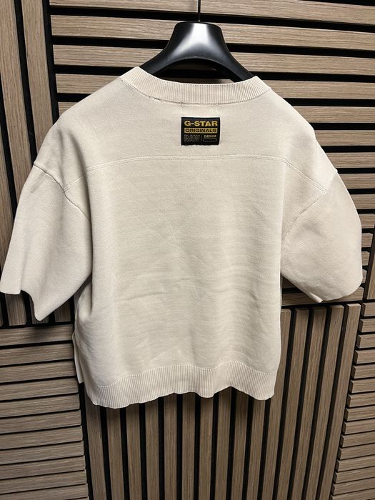 G Star RAW : Plated V Knit 1/2 Sleeve - размер Л / Оригинал