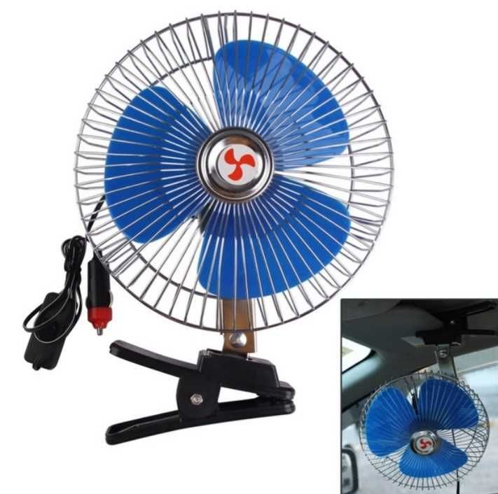 Вентилатор с перка 6" за Автомобил / Камион 2913-1 с Щипка- 24V
