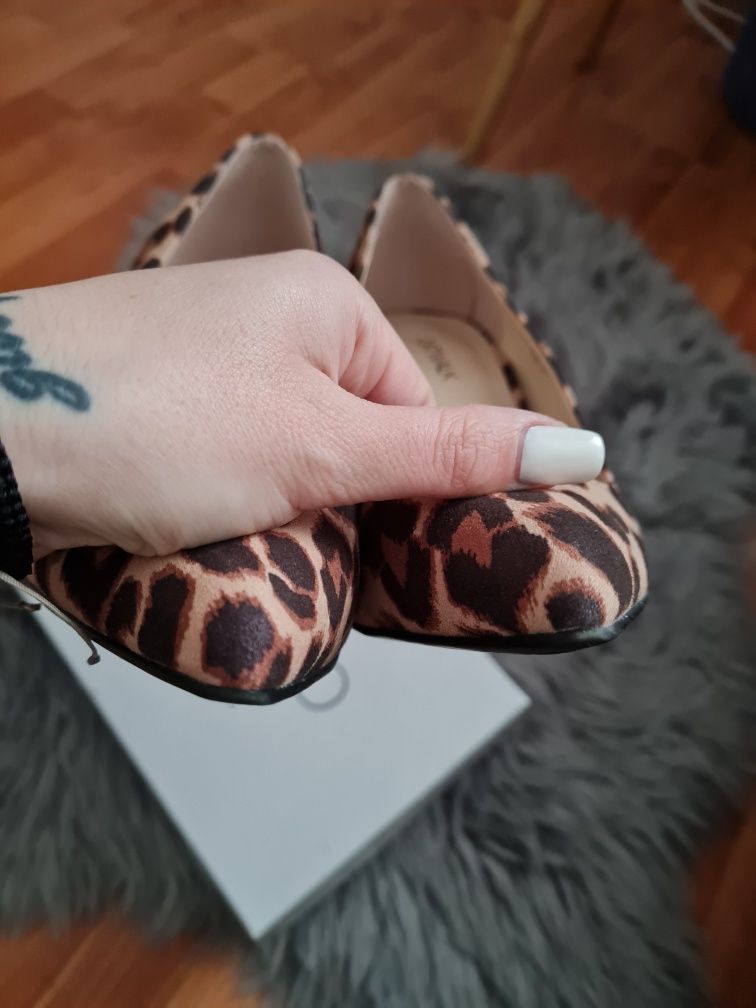 Pantofi eleganti stiletto animal print