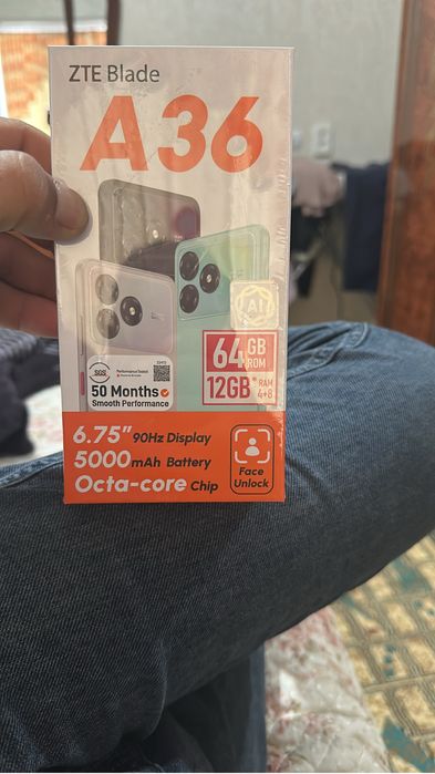 Новый телефон в упаковке отдам за 50.000 тенге