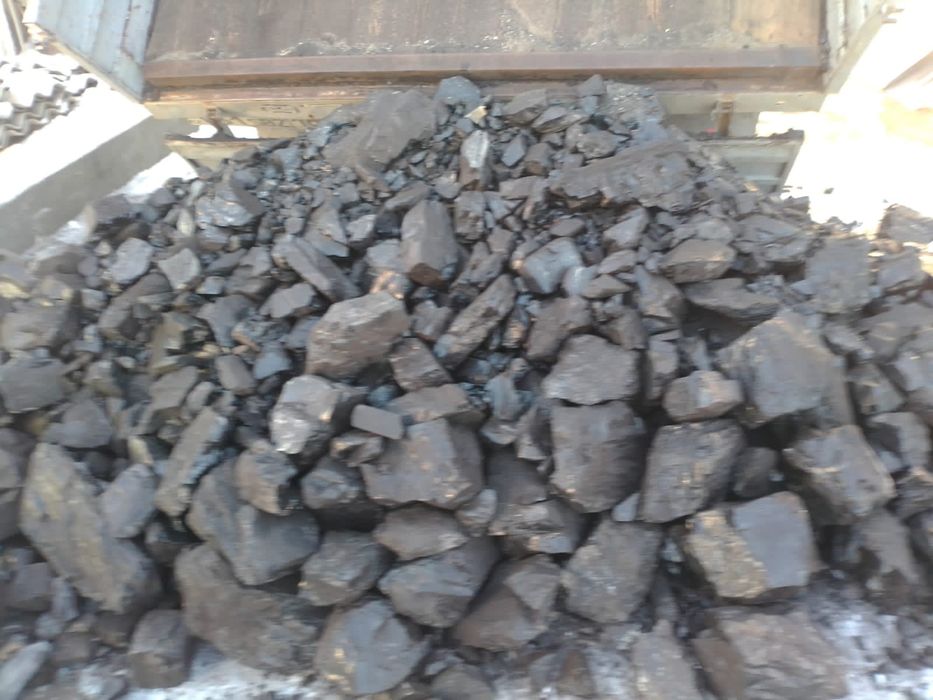 Көмір Уголь. Вперемешку Колиброванный.