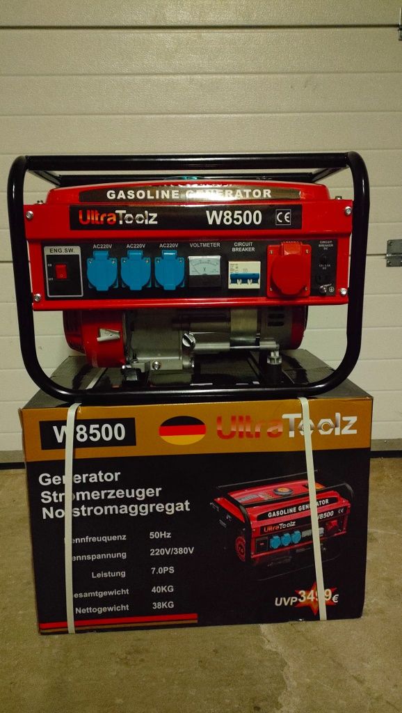 Generator adus din Germania de la firma Ultra Toolz W8500 NOU