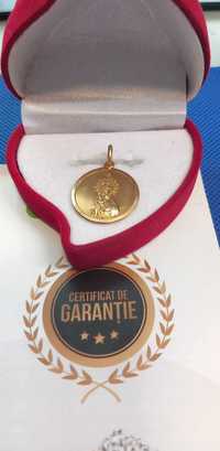 Medalion aur 18 k 2,81( Ag 17 Tomesti )