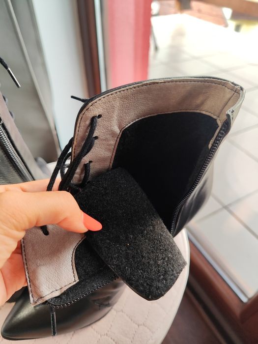 Botine dama piele naturala noi - mărime 34