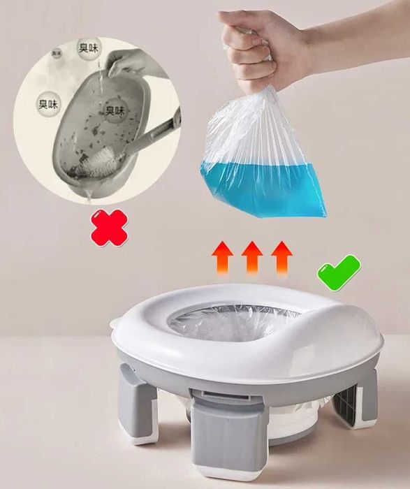 Сгъваемо детско гърне