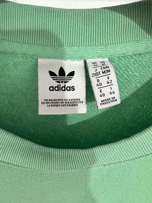 Bluza hanorac verde Adidas