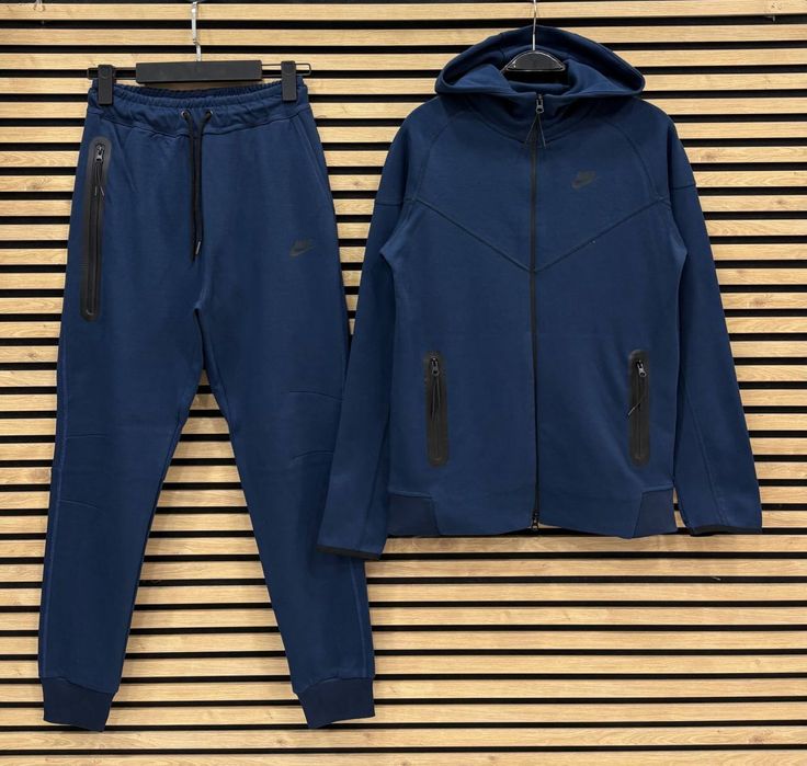 Nike Tech Fleece - Мъжки Екипи Анцузи Комплект Горнище Долнище