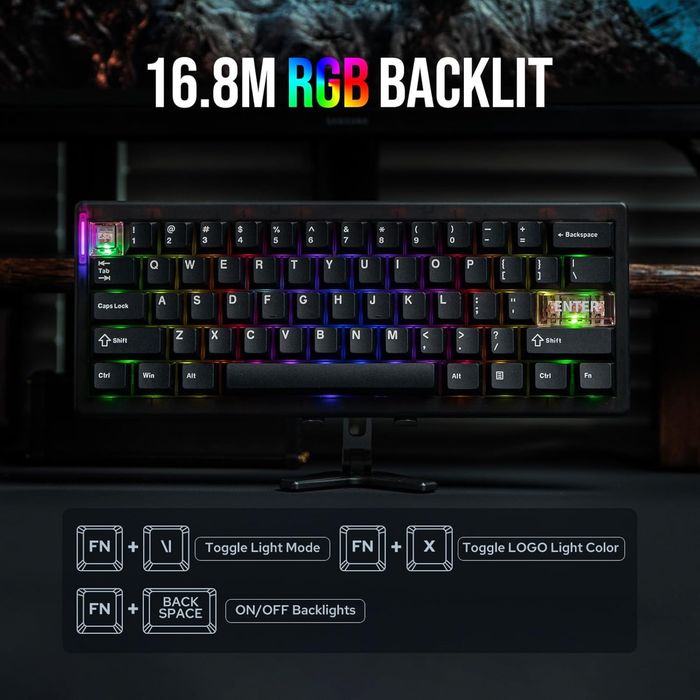 Механическая Игровая клавиатура Cidoo QK61 V2